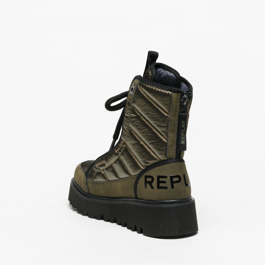 Bota Replay Melrose Lace Verde - Image 3