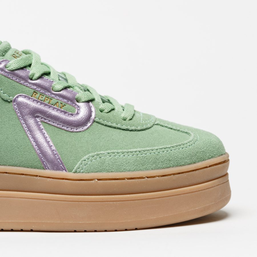 Sapatilha Replay Camden Suede Verde - Image 6