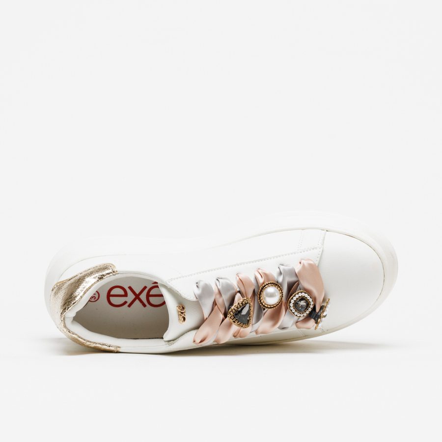 Sapatilha Exé 66-52EX11 White/Gold - Image 4