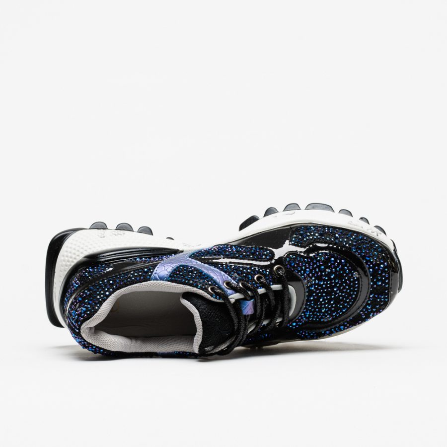 Sapatilha Exé D190608-24 Black/Blue - Image 4