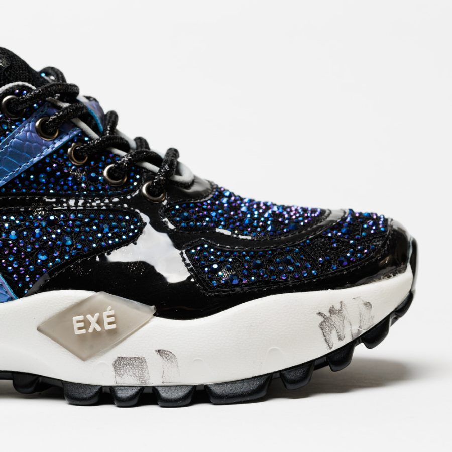 Sapatilha Exé D190608-24 Black/Blue - Image 6