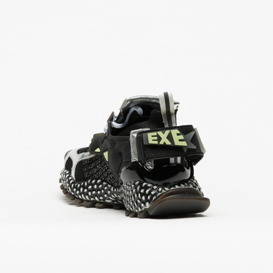 Sapatilha Exé 929-5 Black Silver - Image 3