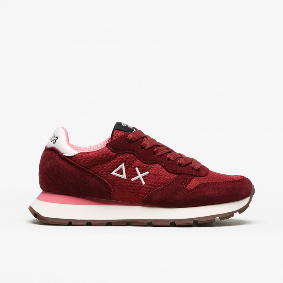 Sapatilha Sun68 Ally Solid Bordeaux