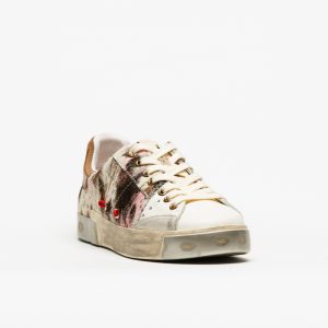 Alternative view of Sapatilha Exé 705-1 White Brown