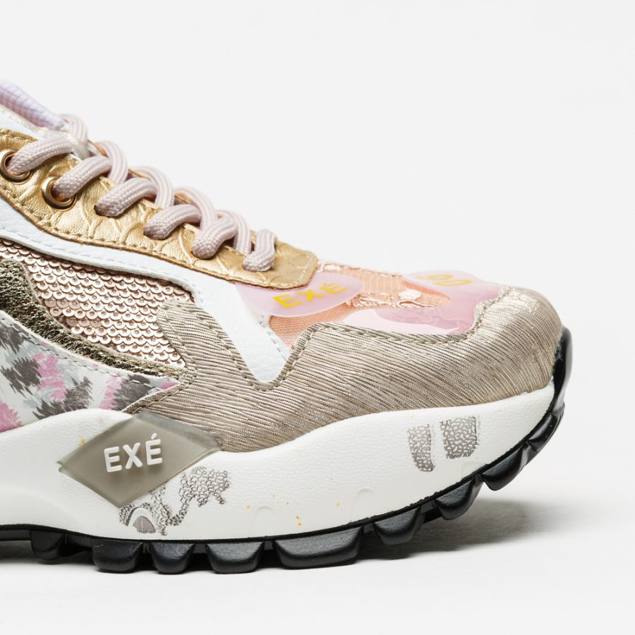 Sapatilha Exé D190608-13 Beige/Pink - Image 6