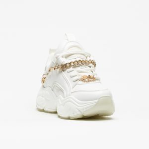 Alternative view of Sapatilha Buffalo Binary Chain Glam White