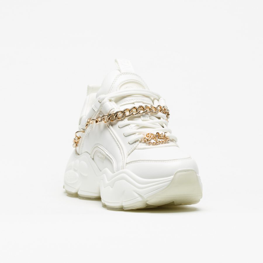 Sapatilha Buffalo Binary Chain Glam White - Image 2