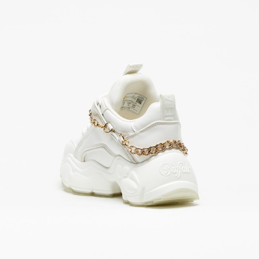 Sapatilha Buffalo Binary Chain Glam White - Image 3