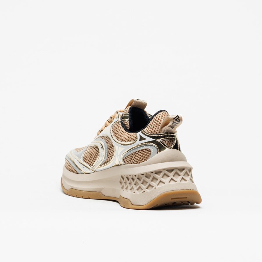 Sapatilha Emanuelle Vee Arcade All Gold Beige - Image 3