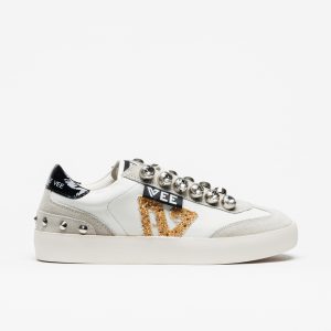 Sapatilha Emanuelle Vee Olivia P003 White Black
