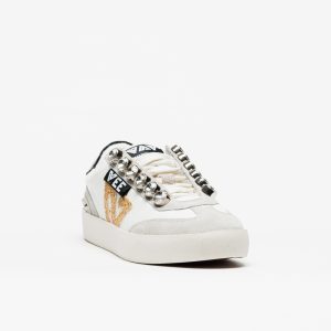 Alternative view of Sapatilha Emanuelle Vee Olivia P003 White Black