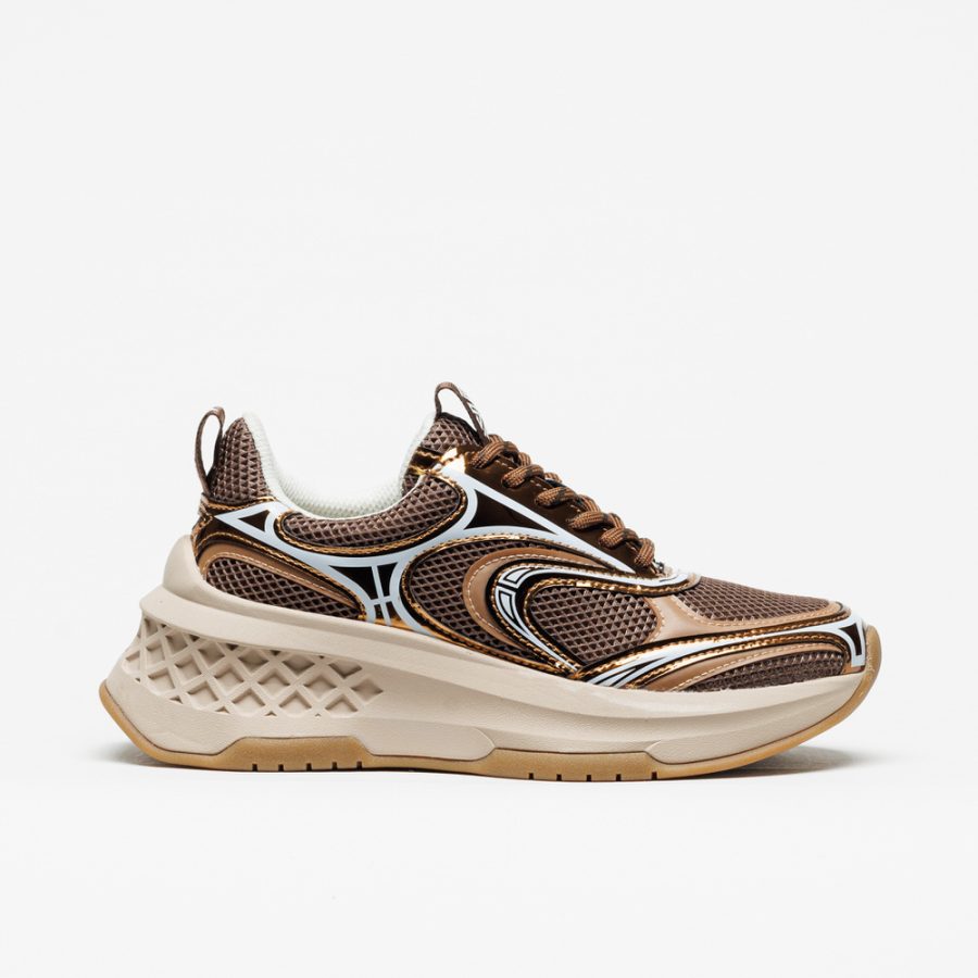 Sapatilha Emanuelle Vee Arcade All Bronze Brown
