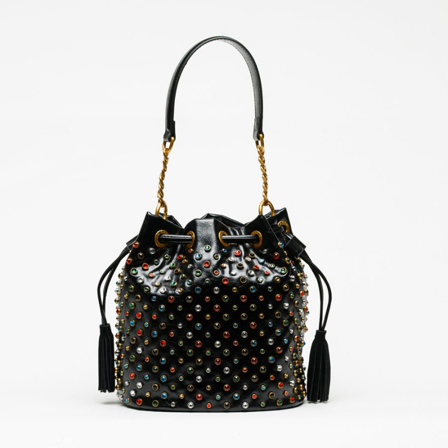 Bolsa La Carrie Andromeda Shiny Multi Black - Image 8