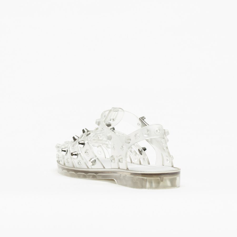 Sandália Melissa Possession Studs Clear Silver - Image 3