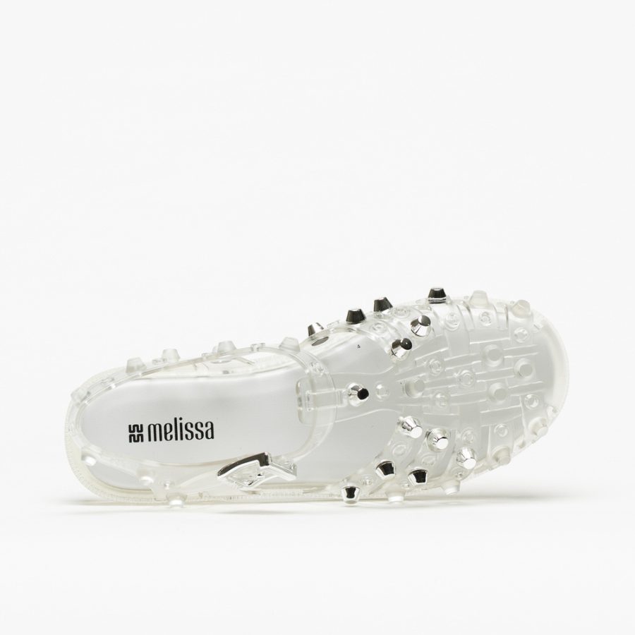 Sandália Melissa Possession Studs Clear Silver - Image 4