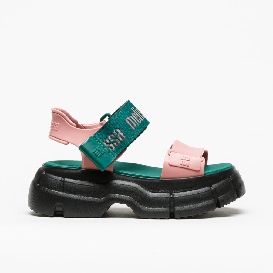 Sandália Melissa Pulse Black Pink