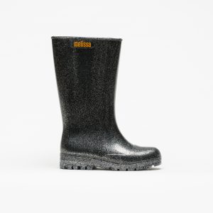 Bota Melissa Welly Black Glitter