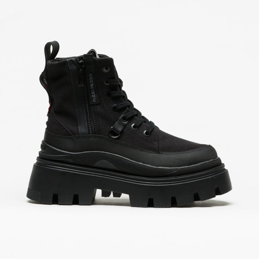 Bota Palladium Pallasquad Zip Tx Black