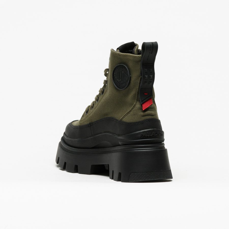 Bota Palladium Pallasquad Zip Tx Olive Night - Image 3