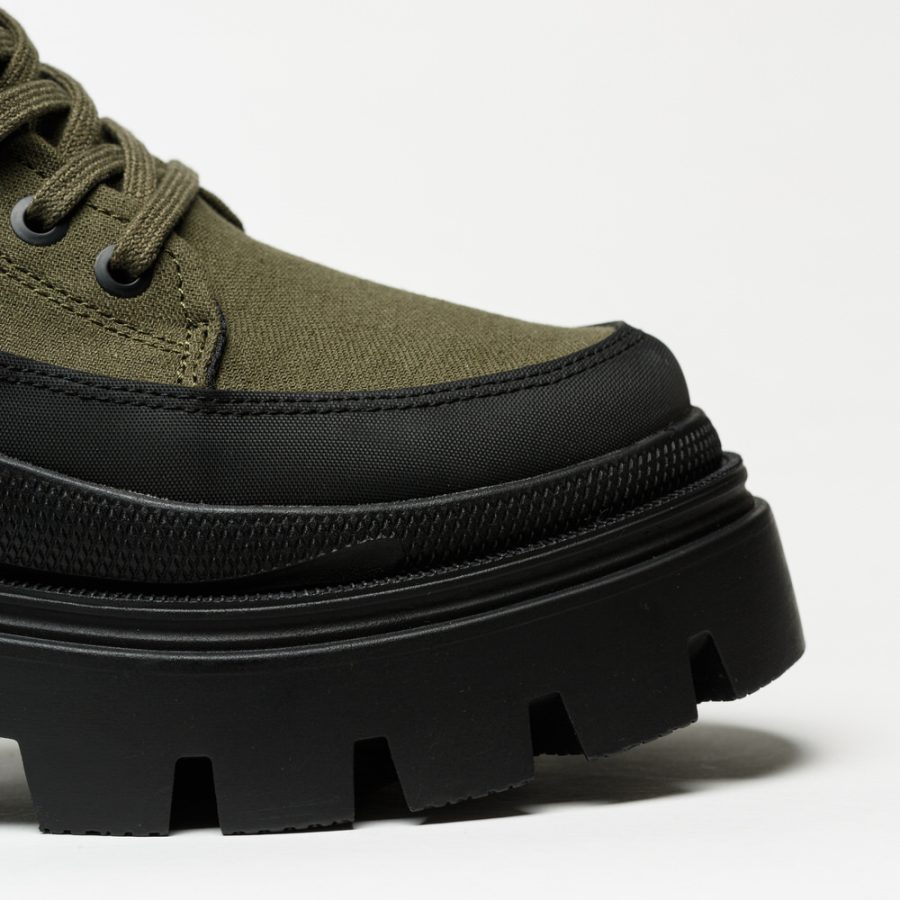 Bota Palladium Pallasquad Zip Tx Olive Night - Image 6