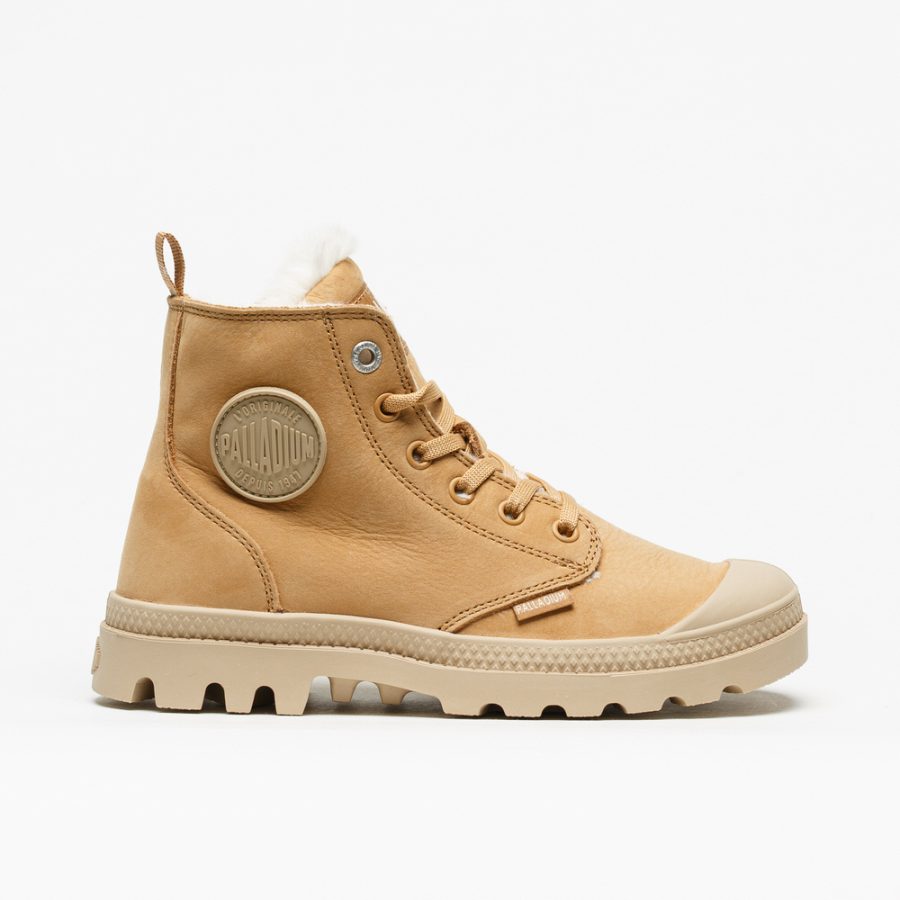 Bota Palladium Pampa Hi Zip Dear Brown