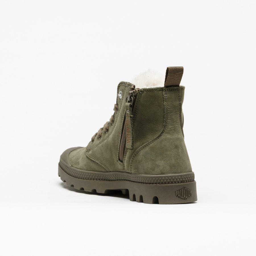 Bota Palladium Pampa Hi Zip Dusky Green - Image 3