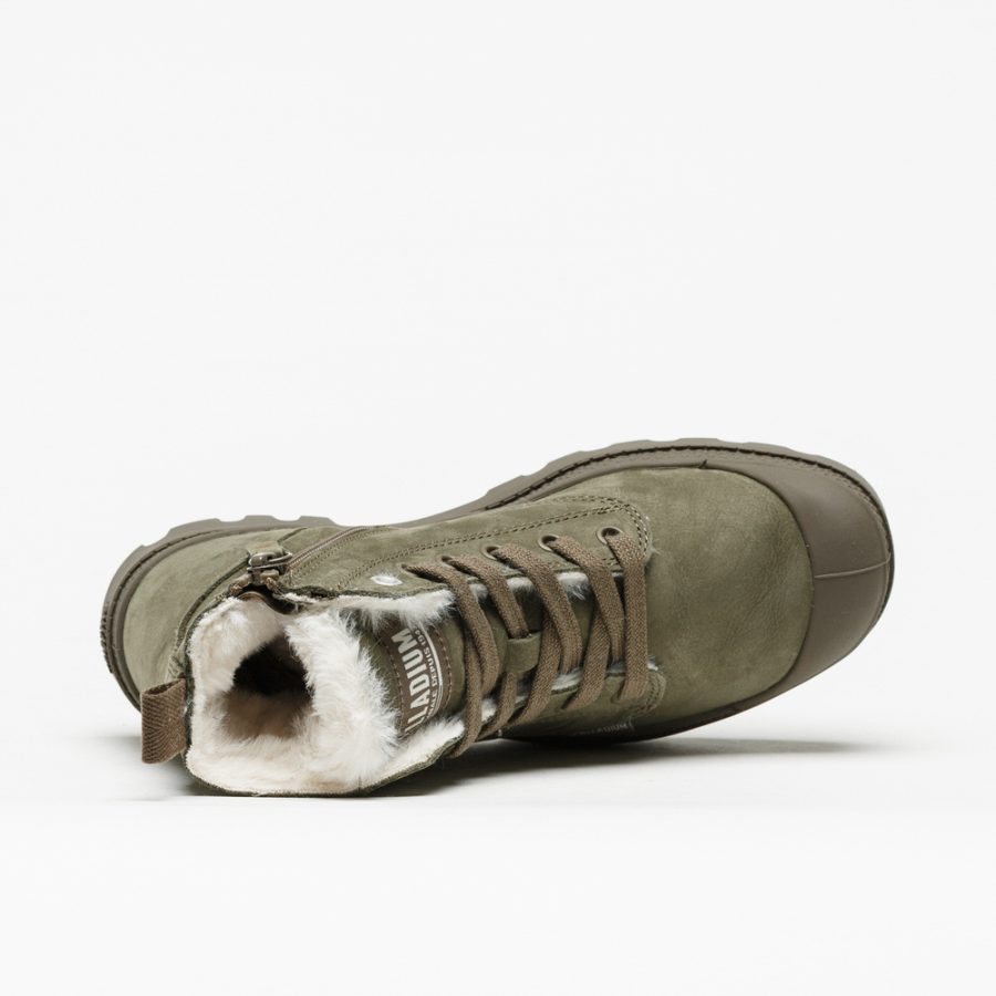 Bota Palladium Pampa Hi Zip Dusky Green - Image 4