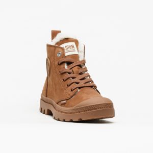 Alternative view of Bota Palladium Pampa Hi Zip Raw Brown
