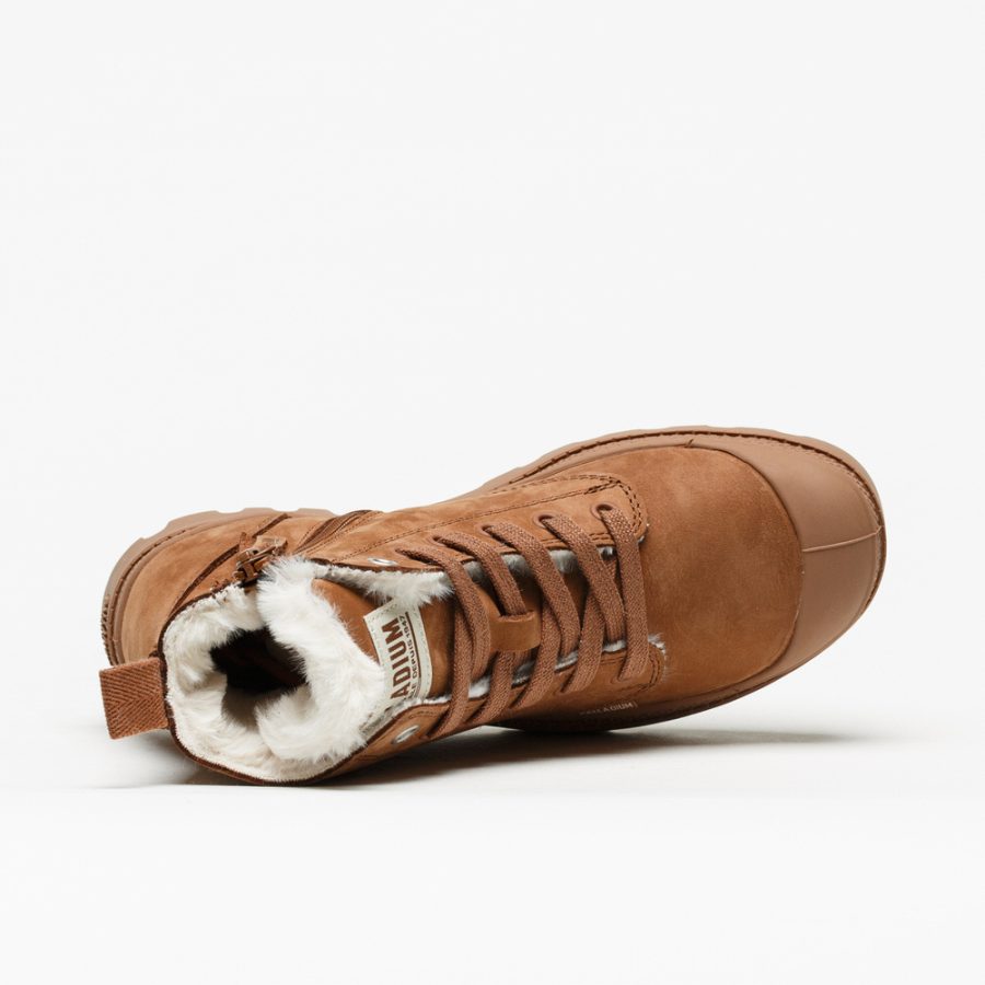 Bota Palladium Pampa Hi Zip Raw Brown - Image 4
