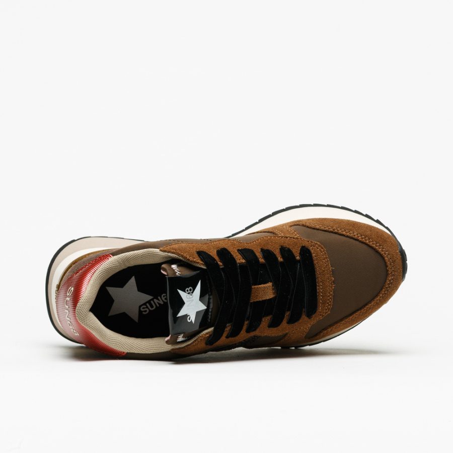 Sapatilha Sun68 Stargirl Glitter Logo Marrone - Image 4