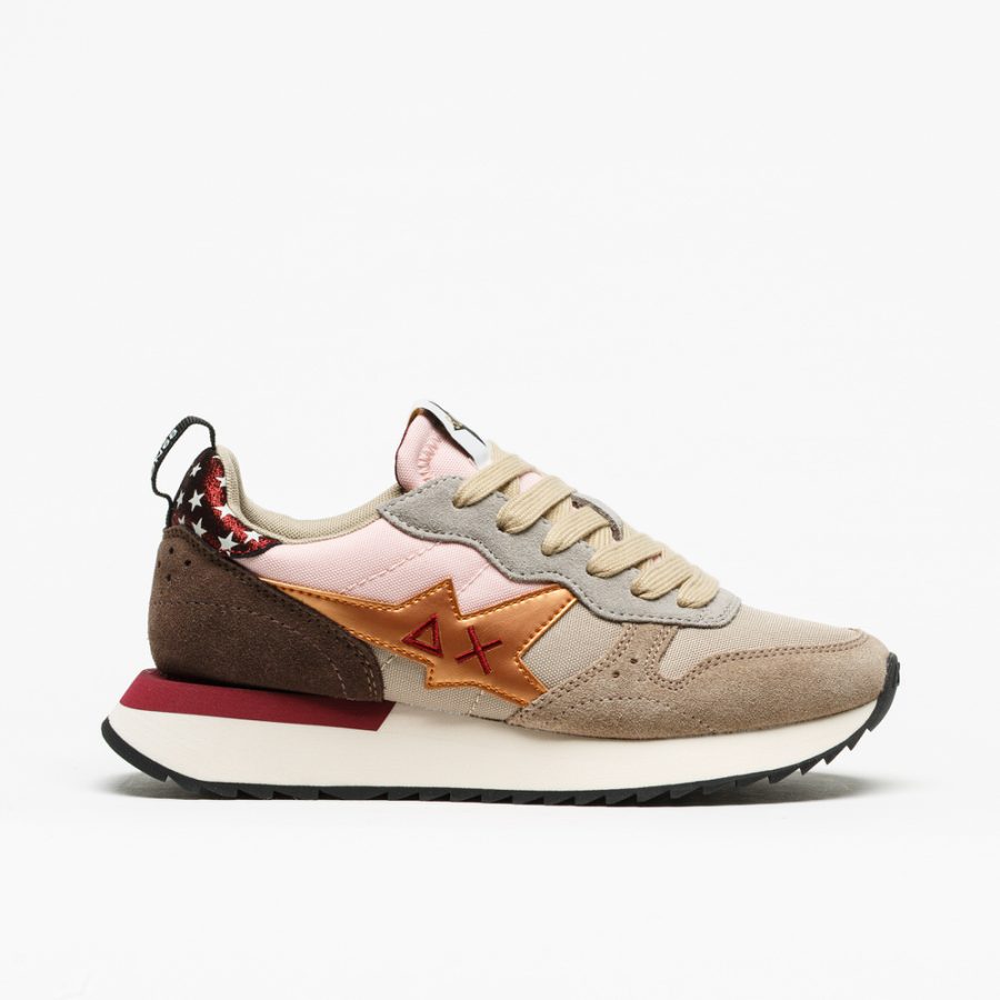 Sapatilha Sun68 Stargirl Multicolor Beige