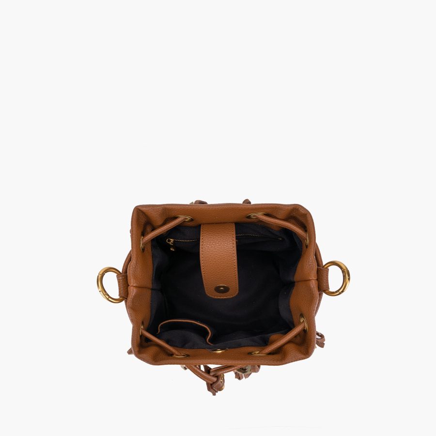 Bolsa La Carrie Legacy Bucket Combi Cuoio - Image 5