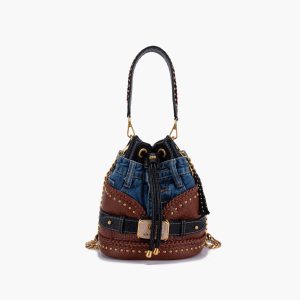 Bolsa La Carrie Bagghy Bucket Cuoio