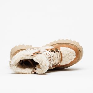 Bota Buffalo Aspen Com Mid Warm Beige Cognac - Image 4