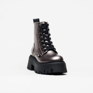 Alternative view of Bota Buffalo Aspen Lace Up Mid Metallic
