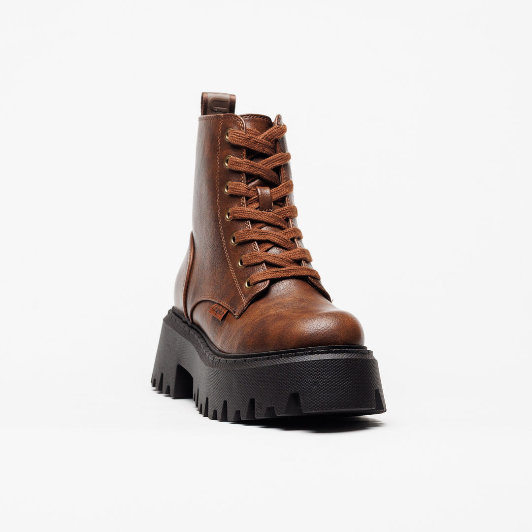 Bota Buffalo Aspen Lace Up Mid Brown - Image 2