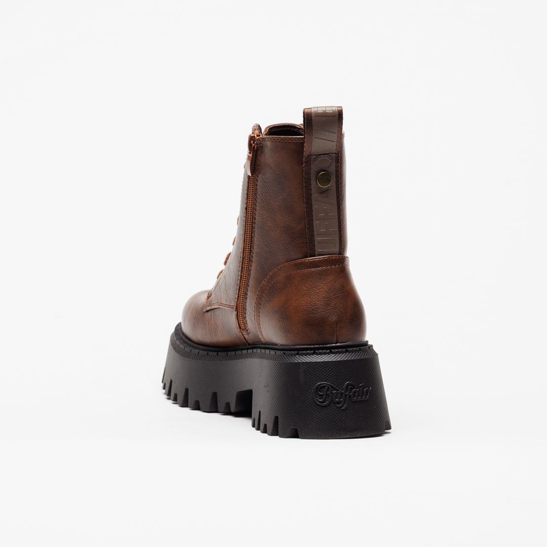 Bota Buffalo Aspen Lace Up Mid Brown - Image 3