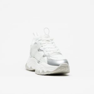 Alternative view of Sapatilha Buffalo Path Lo White Silver