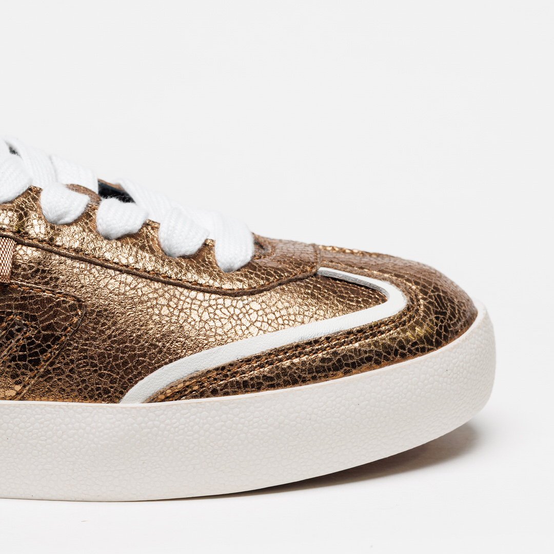 Sapatilha Emanuelle Vee Olivia All Sint Laminato Gold - Image 6