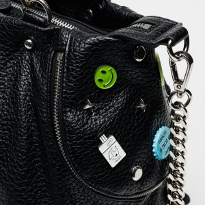 Mala La Carrie Shopper Smiles Black - Image 4