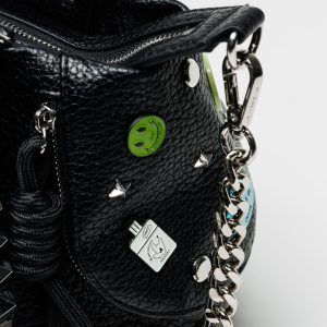 Mala La Carrie Shopper Smiles Black - Image 5