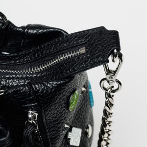 Mala La Carrie Shopper Smiles Black - Image 6
