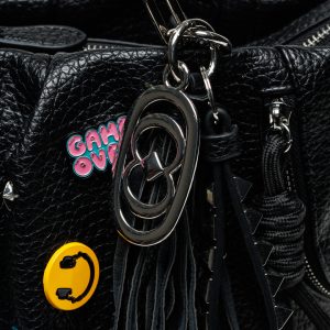 Mala La Carrie Shopper Smiles Black - Image 8