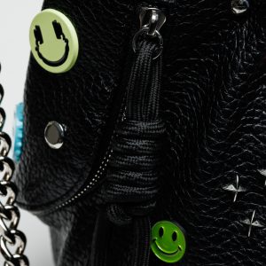 Mala La Carrie Shopper Smiles Black - Image 9
