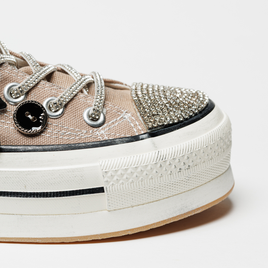 Sapatilha Nan-Ku Couture EFA-03 Taupe - Image 6