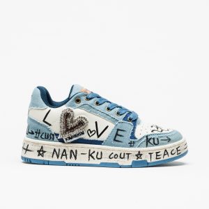 Sapatilha Nan-Ku Couture EFE-20 Jeans Blue