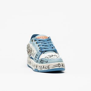 Alternative view of Sapatilha Nan-Ku Couture EFE-20 Jeans Blue