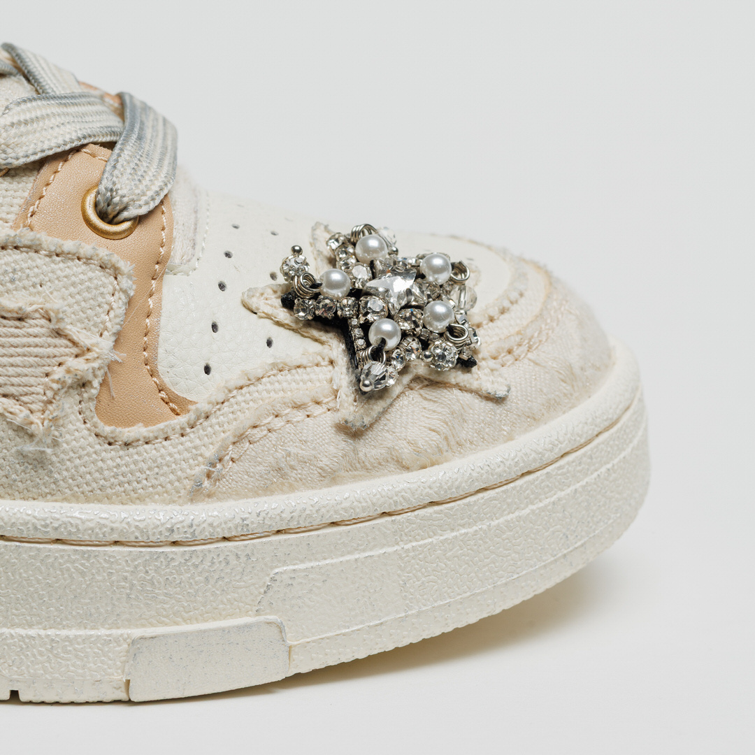 Sapatilha Nan-Ku Couture EFE-01 Beige - Image 6