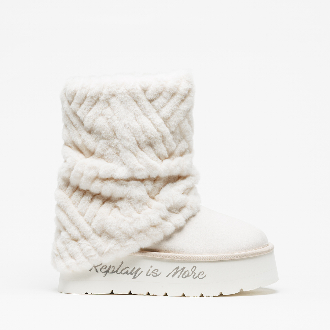 Bota Replay Chic Hair Off-white