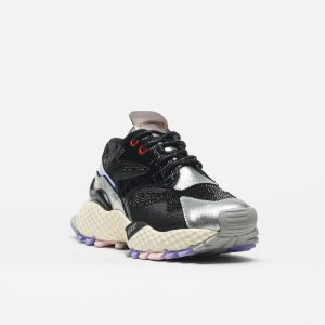 Alternative view of Sapatilha Exé 3020-8A Silver Black